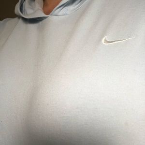 Nike Baby Blue Athletic Longsleeve with hood